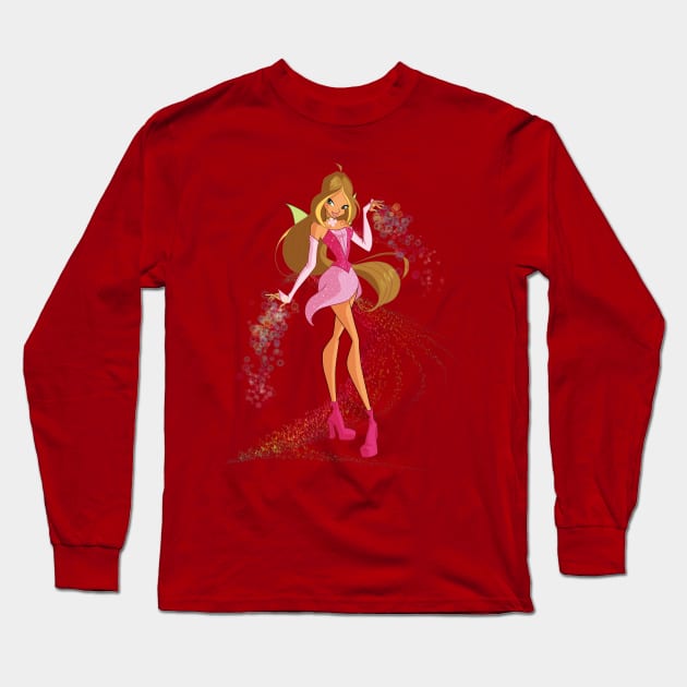 Winx Club Flora Winx Club Long Sleeve T Shirt TeePublic